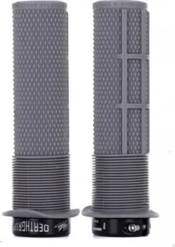DMR DeathGrip Thin Grips With Flanges Grey