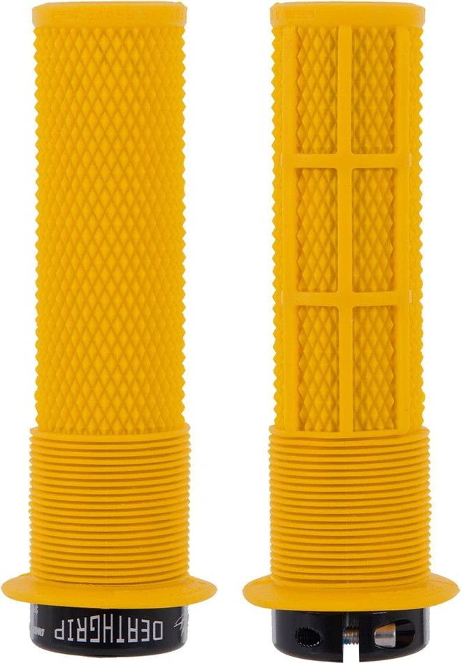 DMR DeathGrip Thin Grips With Flanges Yellow 1 DMR DeathGrip Thin Grips With Flanges Yellow