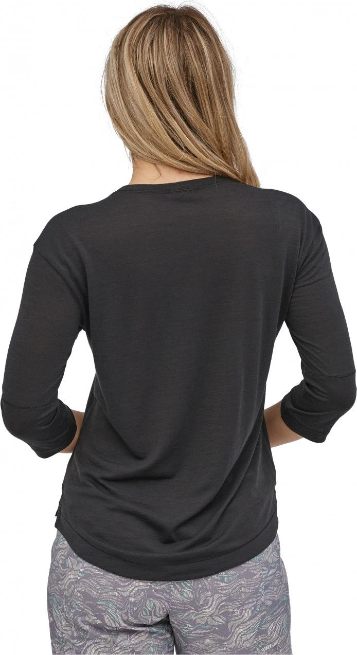Patagonia Merino Sleeve Bike Jersey Black Women's 2 Patagonia Merino Sleeve Bike Jersey Black Women's - Image 2
