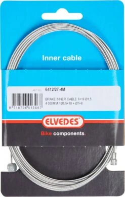 Elvedes Brake Cable Ø1,5mm 4000 Mm