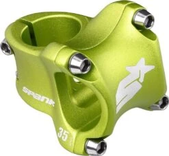 Spank Spike Race 2 Stem 0° 31.8 Mm Green
