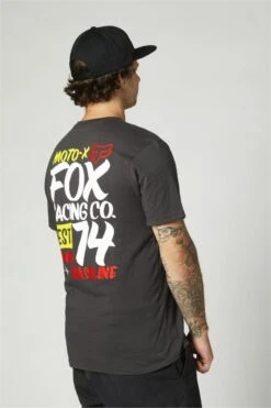 Fox Traditional Premium Short Sleeve T-Shirt Black / White -MAXXIS Sales 1999700603d071ca25160.18564292