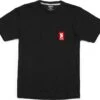 Chrome Vertical Short Sleeve T-shirt Black / Red