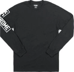 Chrome Flying Lion Long Sleeve T-shirt Black