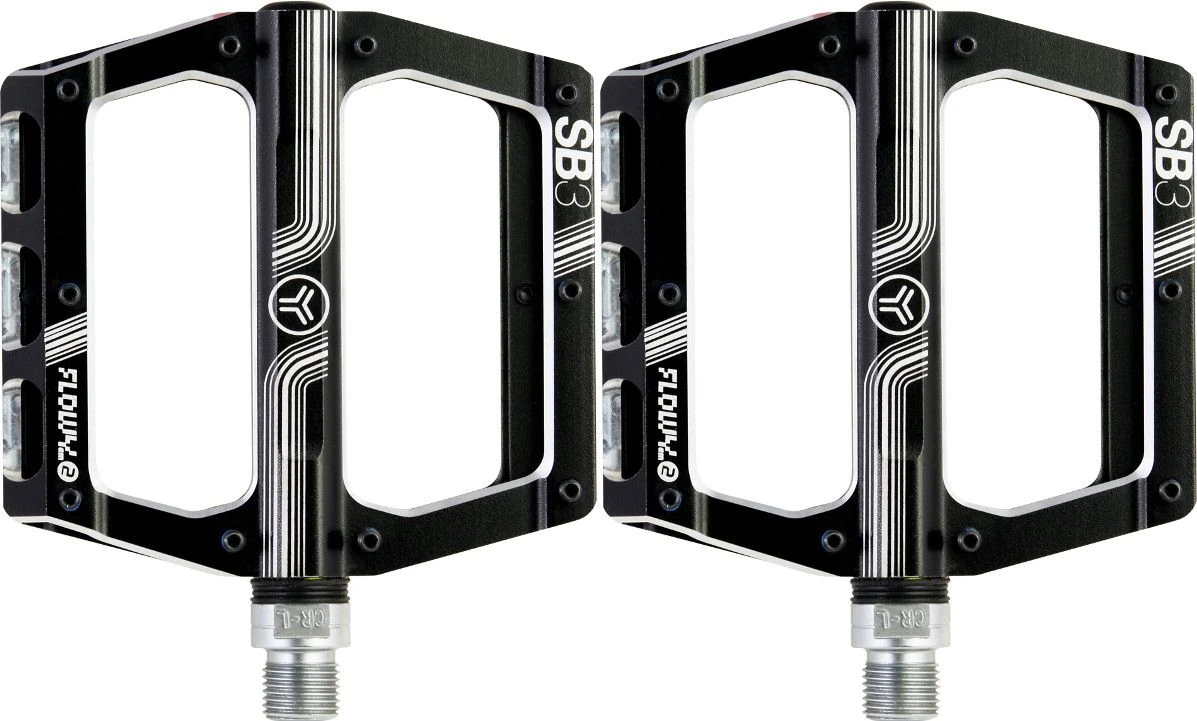 Pair Of SB3 Flowy AM 2 Flat Pedals Black 1 Pair Of SB3 Flowy AM 2 Flat Pedals Black