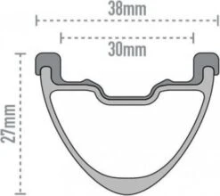 Enve M730 Disc 29 '' Rim Black
