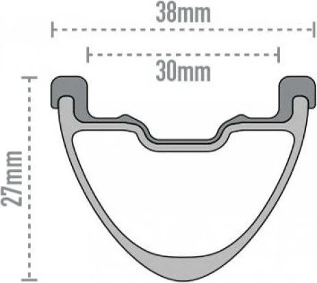 Enve M730 Disc 29 '' Rim Black 1 Enve M730 Disc 29 '' Rim Black