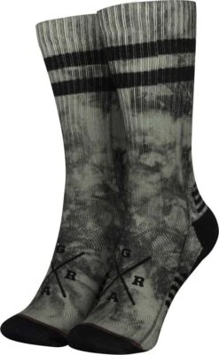 Loose Riders Technical Tie Dye Army Socks Green
