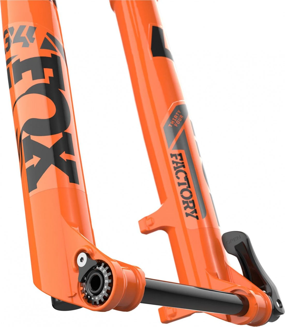 Fox Racing Shox 34 Float Factory 29 '' Fork | Grip 2 | Boost 15x110 | 44mm Offset | Orange 2023 5 Fox Racing Shox 34 Float Factory 29 '' Fork | Grip 2 | Boost 15x110 | 44mm Offset | Orange 2023 - Image 5