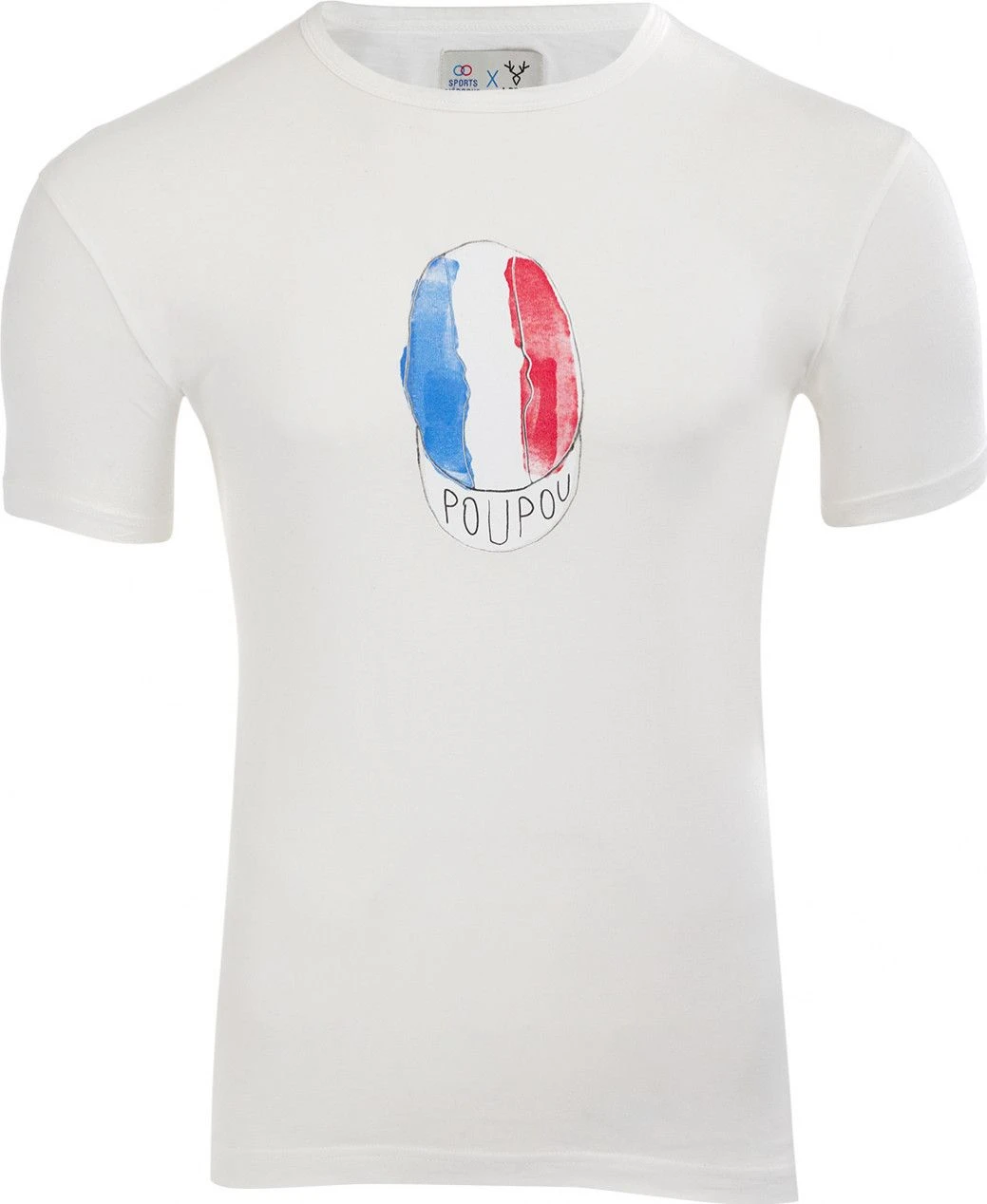 LeBram & Sport Period Short Sleeve T-Shirt Poupou Marshmallow / White 2 LeBram & Sport Period Short Sleeve T-Shirt Poupou Marshmallow / White - Image 2