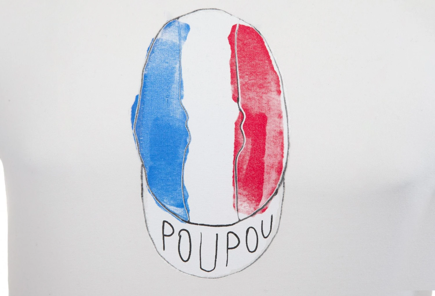 LeBram & Sport Period Short Sleeve T-Shirt Poupou Marshmallow / White 3 LeBram & Sport Period Short Sleeve T-Shirt Poupou Marshmallow / White - Image 3