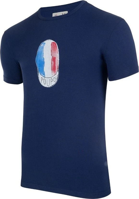 LeBram & Sport Epoque Poupou Short Sleeve T-Shirt Dark Blue 1 LeBram & Sport Epoque Poupou Short Sleeve T-Shirt Dark Blue