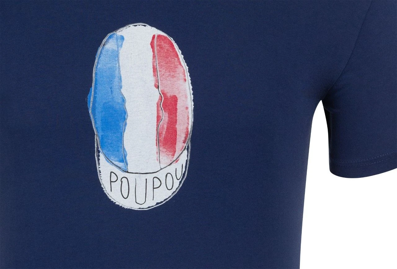 LeBram & Sport Epoque Poupou Short Sleeve T-Shirt Dark Blue 3 LeBram & Sport Epoque Poupou Short Sleeve T-Shirt Dark Blue - Image 3