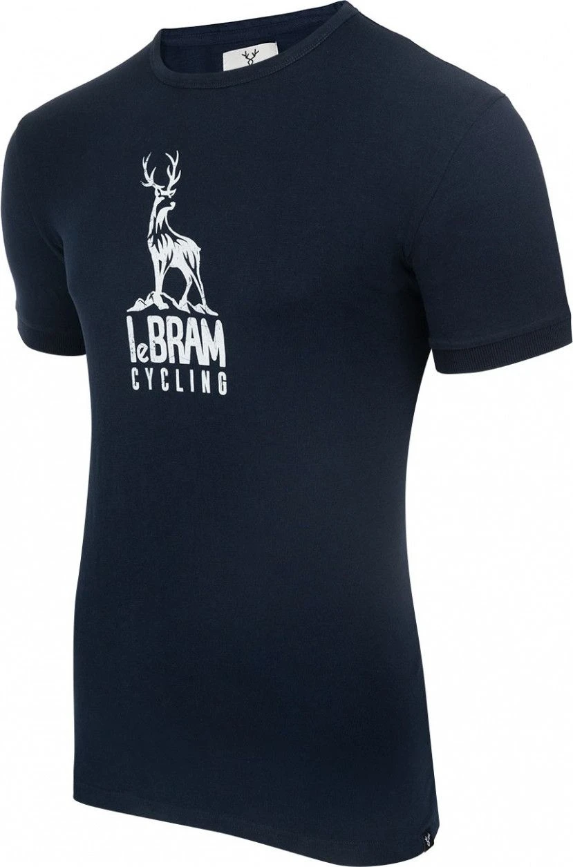 LeBram Deer Short Sleeve T-Shirt Dark Blue 1 LeBram Deer Short Sleeve T-Shirt Dark Blue