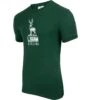 LeBram Deer Short Sleeve T-Shirt Dark Green
