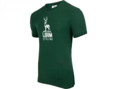 LeBram Deer Short Sleeve T-Shirt Dark Green