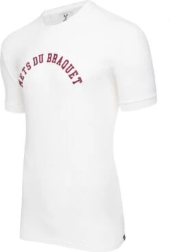 LeBram Mets Du Braquet Marshmallow Short Sleeve T-Shirt White