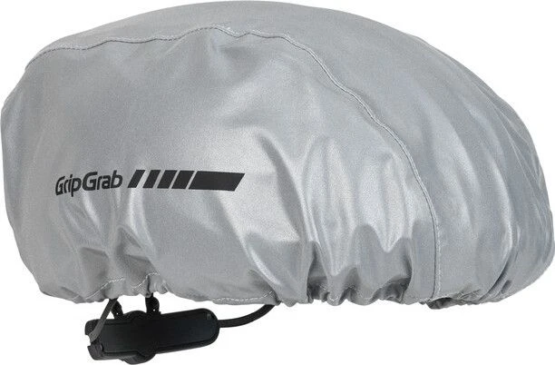 GripGrab Reflective Helmet Cover Gray 1 GripGrab Reflective Helmet Cover Gray