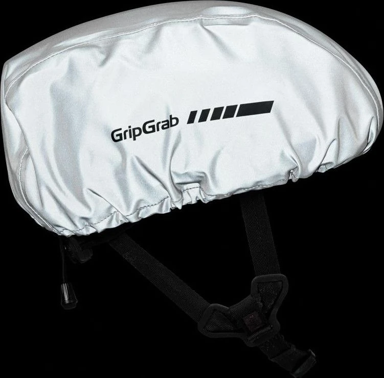 GripGrab Reflective Helmet Cover Gray 4 GripGrab Reflective Helmet Cover Gray - Image 4