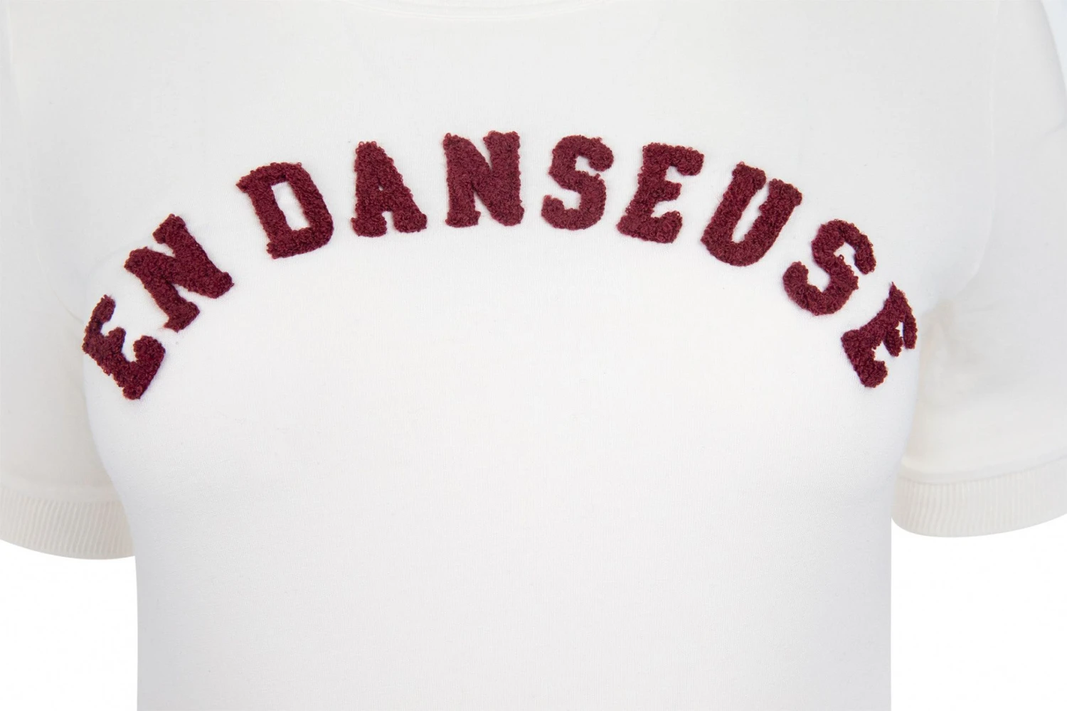 LeBram Womens Dancer Short Sleeve T-Shirt White Marshmallow 4 LeBram Womens Dancer Short Sleeve T-Shirt White Marshmallow - Image 4