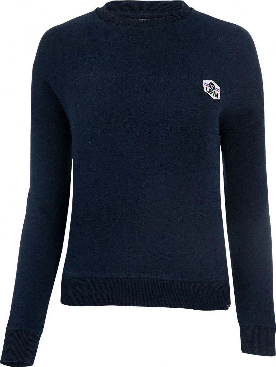 LeBram Women's Dark Blue Badge Sweatshirt 2 LeBram Women's Dark Blue Badge Sweatshirt - Image 2