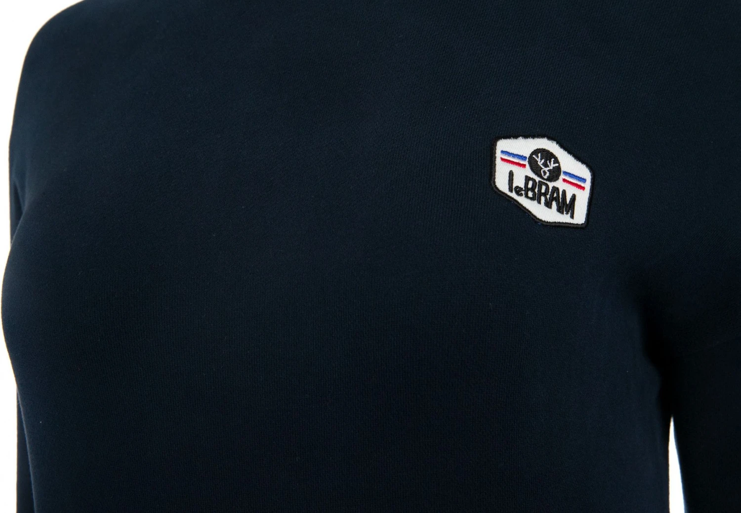 LeBram Women's Dark Blue Badge Sweatshirt 4 LeBram Women's Dark Blue Badge Sweatshirt - Image 4