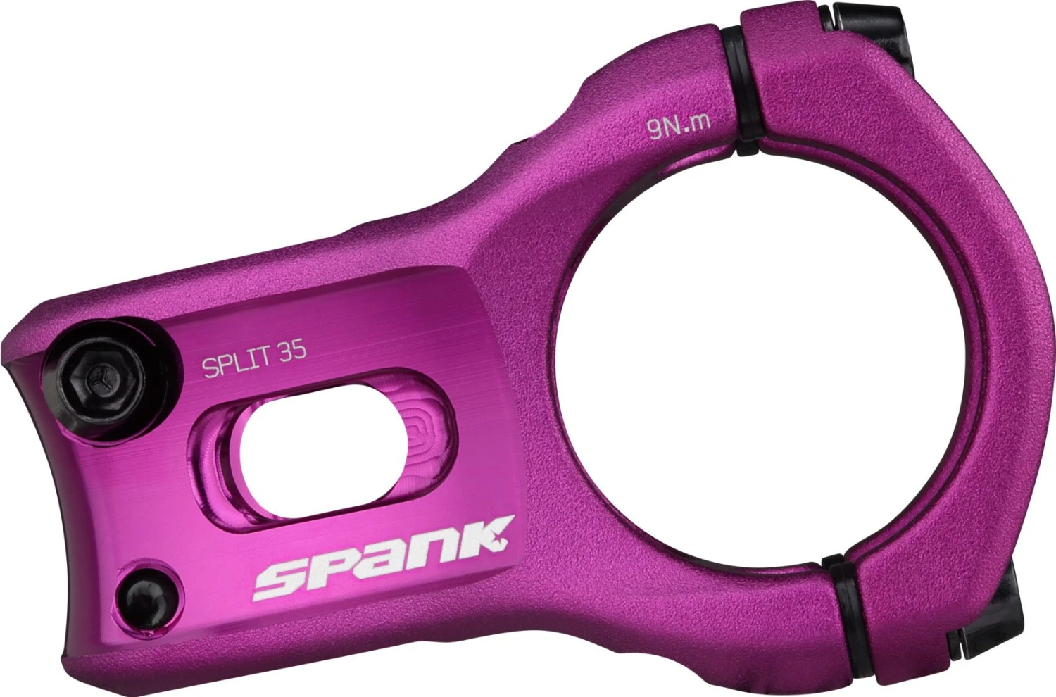 Spank Split 35 Mm 0° Stem Purple 2 Spank Split 35 Mm 0° Stem Purple - Image 2