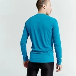 Triban Essentiel Long Sleeve Jersey Blue -MAXXIS Sales 209031460cb266c895107.01084135
