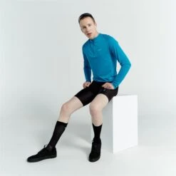 Triban Essentiel Long Sleeve Jersey Blue -MAXXIS Sales 209031460cb267370d5f5.87418561