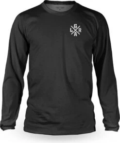 Loose Riders Industrial Black/Grey Kids Long Sleeve Jersey