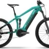 Haibike AllMtn 1 Electric Full Suspension MTB Shimano Deore 11S 630 Wh 29'' / 27.5'' Aquamarine Blue Black 2021