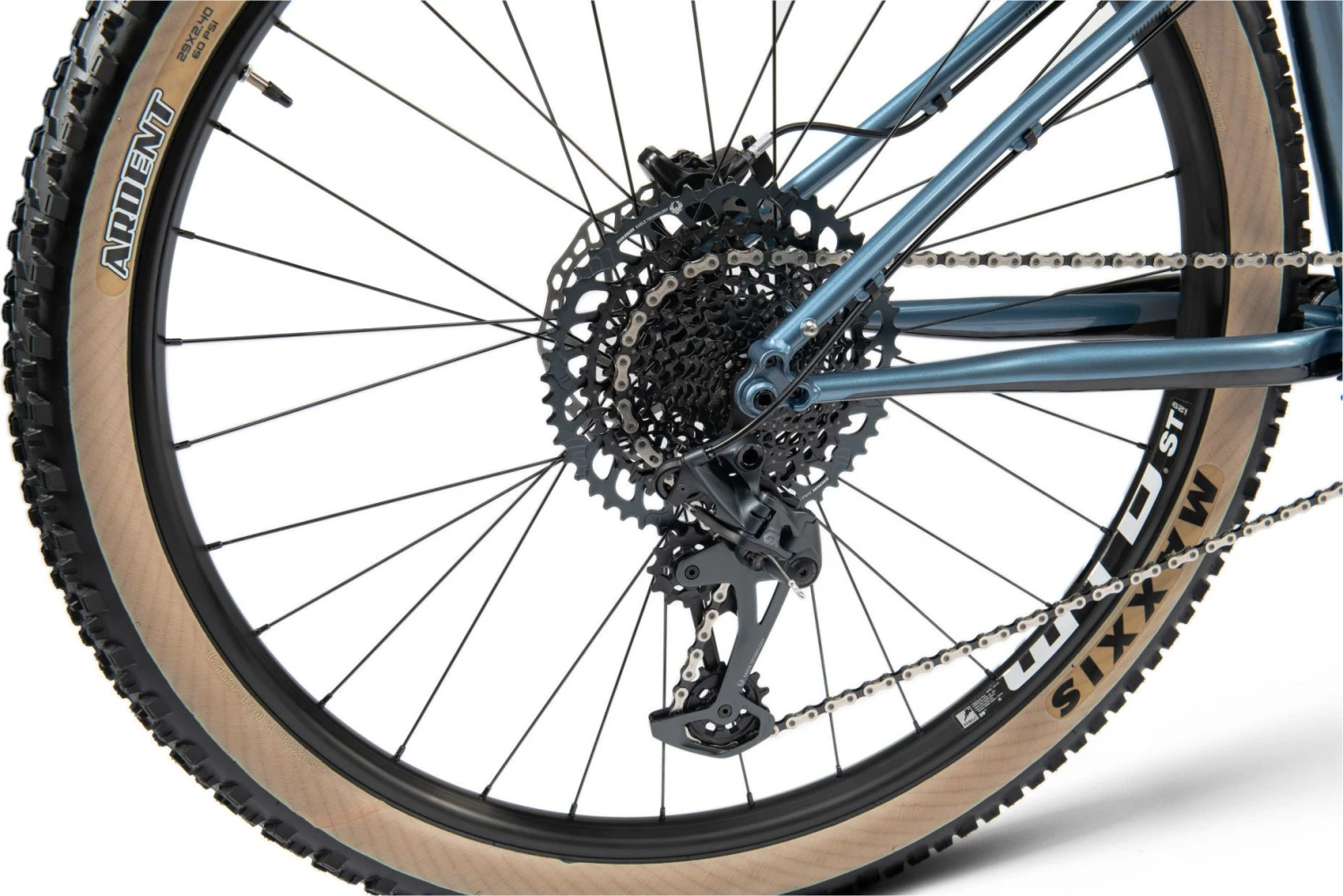 Bombtrack Travel MTB Cleat Sram GX Eagle 12V 29 '' Teal Green And Cyan Blue 2022 5 Bombtrack Travel MTB Cleat Sram GX Eagle 12V 29 '' Teal Green And Cyan Blue 2022 - Image 5