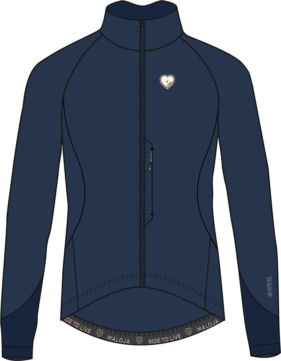 Jacket Maloja FarnM. NOS Midnight Blue 1 Jacket Maloja FarnM. NOS Midnight Blue