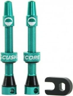 CushCore Tubeless Valves 44 Mm Teal