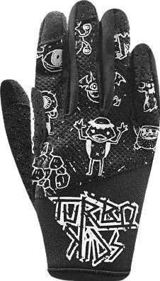 Racer 1927 Turbo Kid's Long Gloves Black / White