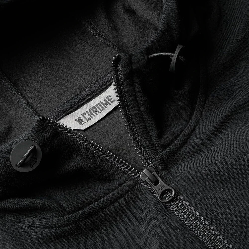 Chrome Merino Cobra 3.0 Hoodie Black 6 Chrome Merino Cobra 3.0 Hoodie Black - Image 6