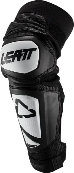 LEATT Knee & Shin Guard EXT White/ Black -MAXXIS Sales 2135040614aeafa21d982.08228205