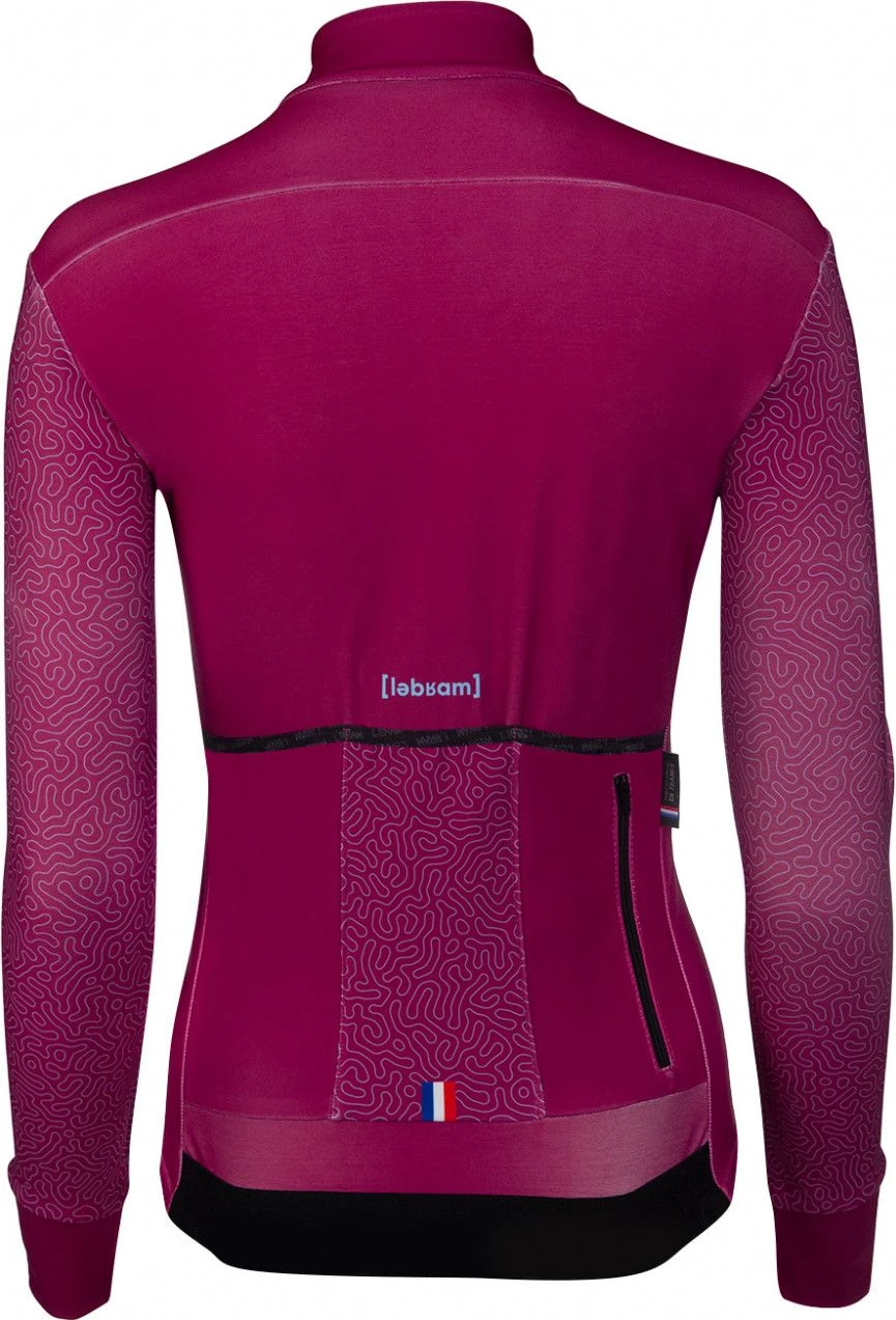 LeBram Soulor Fuschia Women's Long Sleeve Jersey 3 LeBram Soulor Fuschia Women's Long Sleeve Jersey - Image 3