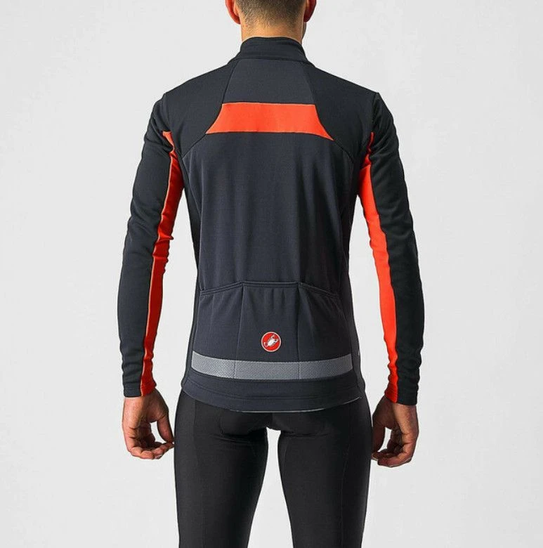 Castelli Mortirolo VI Jacket Black / Red 2 Castelli Mortirolo VI Jacket Black / Red - Image 2
