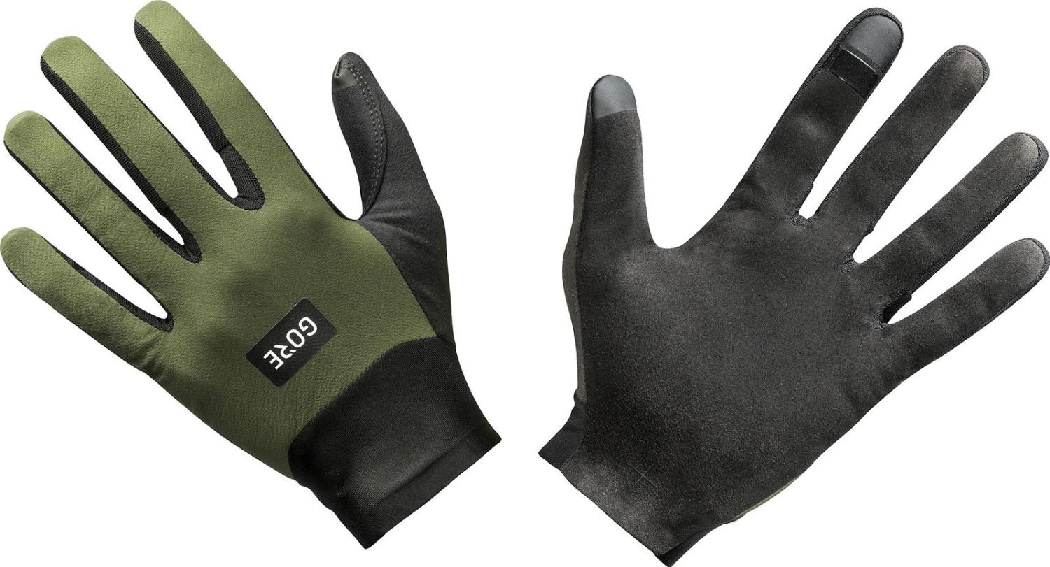 Pair Of Gloves Gore Wear TrailKPR Olive 1 Pair Of Gloves Gore Wear TrailKPR Olive