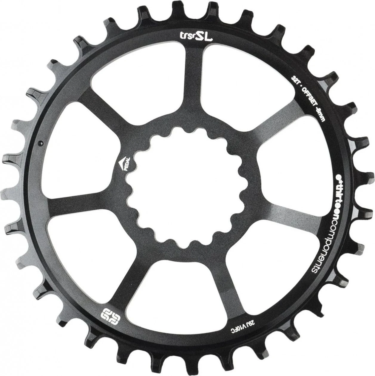 E-Thirteen SL Guidering Direct Mount 10/11 And 12 Speed Chainring Black 1 E-Thirteen SL Guidering Direct Mount 10/11 And 12 Speed Chainring Black