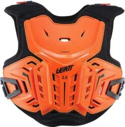 LEATT Chest Protector 2.5 Orange - Black Junior 134-146cm