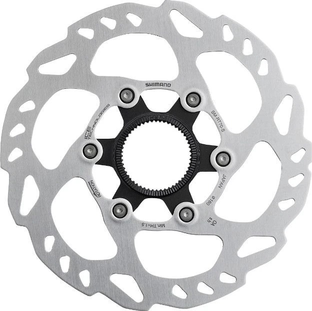 Shimano Deore SLX SM-RT70 CenterLock Brake Disc Black 2 Shimano Deore SLX SM-RT70 CenterLock Brake Disc Black - Image 2