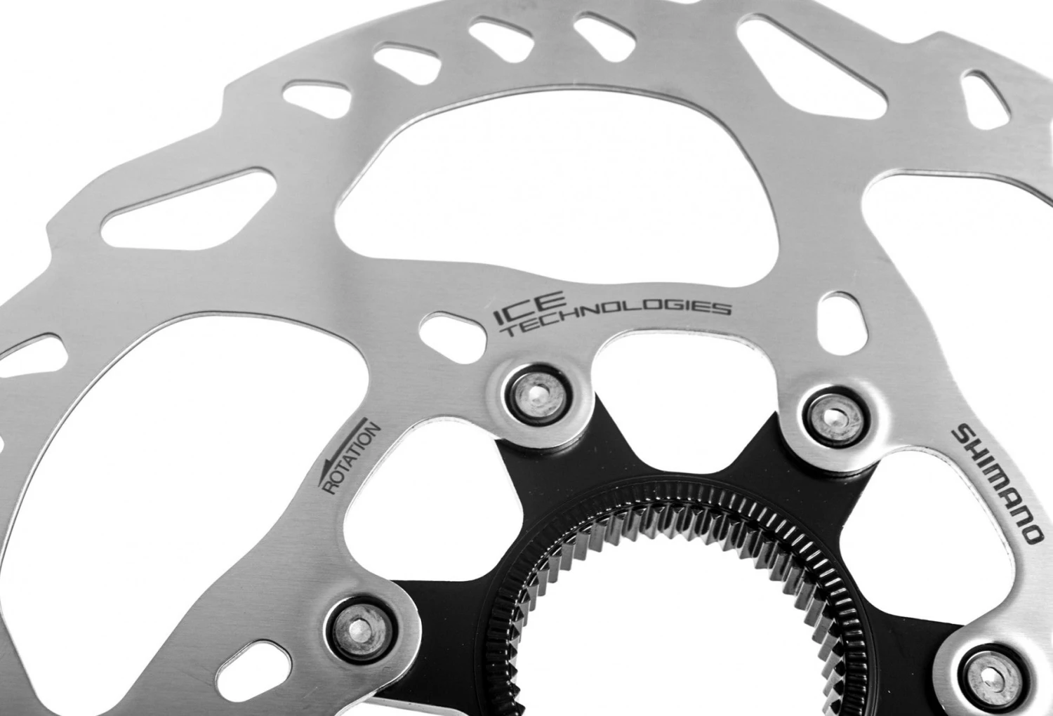 Shimano Deore SLX SM-RT70 CenterLock Brake Disc Black 5 Shimano Deore SLX SM-RT70 CenterLock Brake Disc Black - Image 5