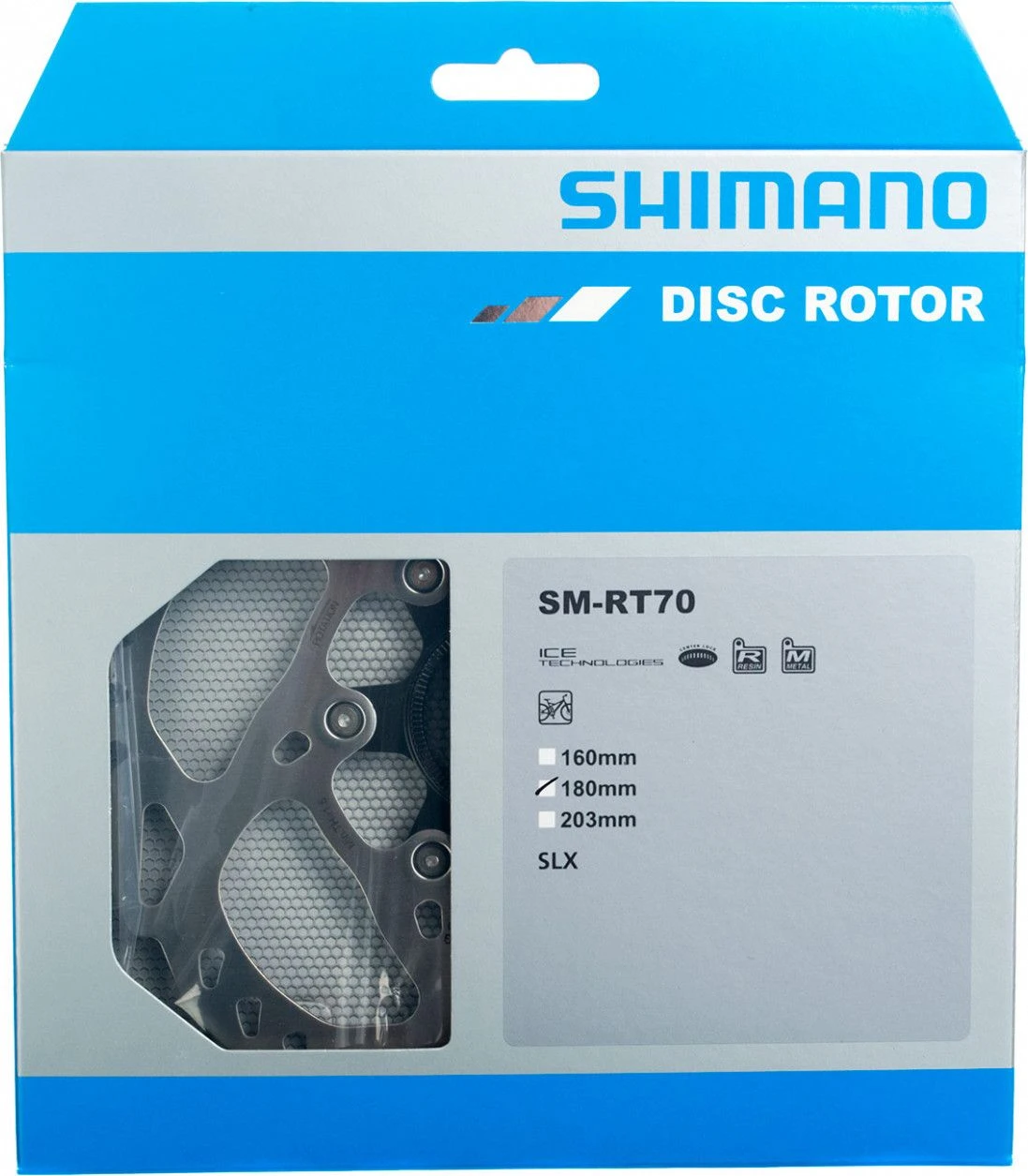 Shimano Deore SLX SM-RT70 CenterLock Brake Disc Black 6 Shimano Deore SLX SM-RT70 CenterLock Brake Disc Black - Image 6