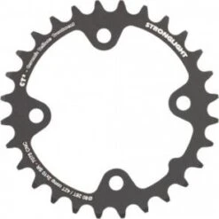 STRONGLIGHT MTB Chainring 28 Teeth BLACK Alu For SRAM 2x10