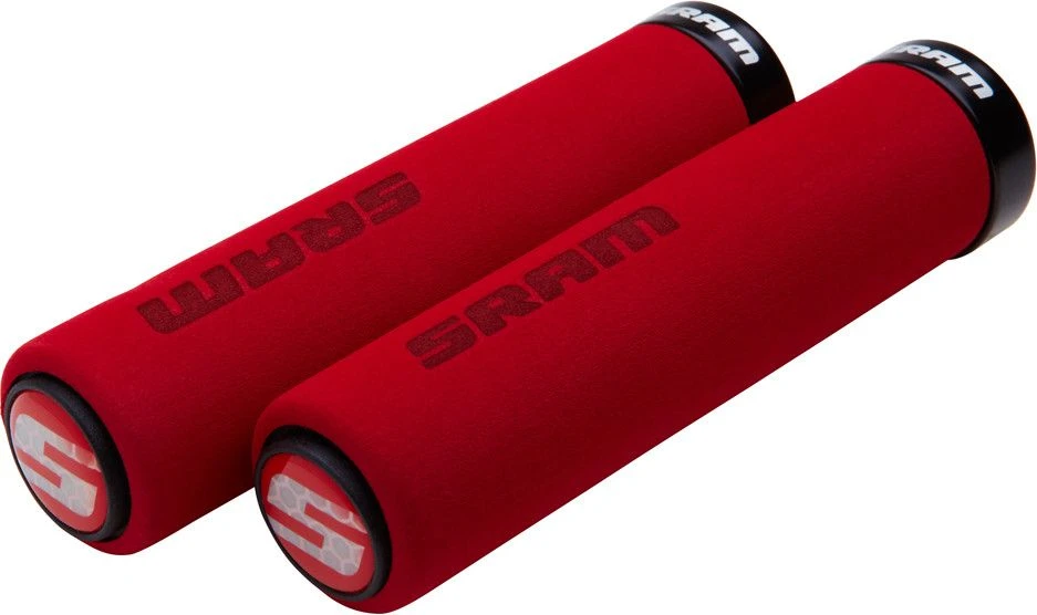 SRAM Foam Grips Lock-On Red / Black 1 SRAM Foam Grips Lock-On Red / Black