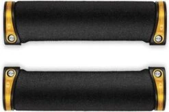 CRANKBROTHERS Pair Of Grips Lock On Gold Black COBALT