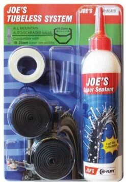 No Flats Joe's Tubeless All-Mountain Conversion Kit 19-25 Mm Schrader / 240ml