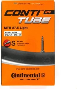 CONTINENTAL Inner Tube 27.5 X 1.75/2.4 LIGHT Presta Ref 0182341